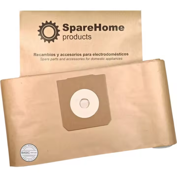 Bolsas aspirador Bosch VAC15 VAC20   - 5 unidades    SpareHome® 400EL3018B - 1