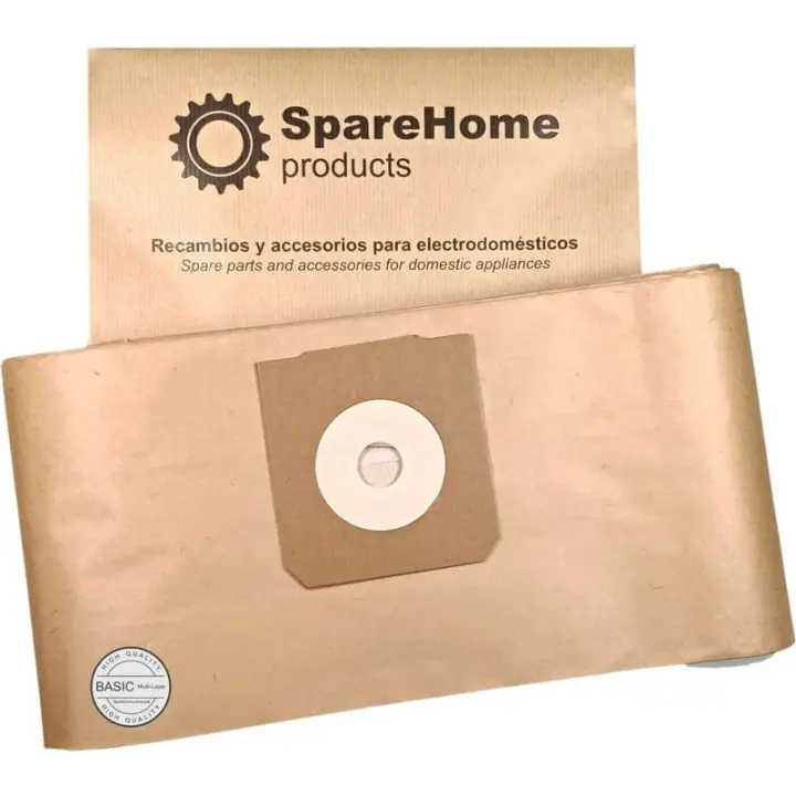 Bolsas aspirador Bosch VAC15 VAC20   - 5 unidades    SpareHome® 400EL3018B - 1