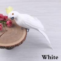 Decoración Creativa Y Artesanal De Papagayo Animal Para Jardín Miniatura Pajaro De Tela Con Plumas Para Adorno Del Césped Tamaño 25/35cm - details 11