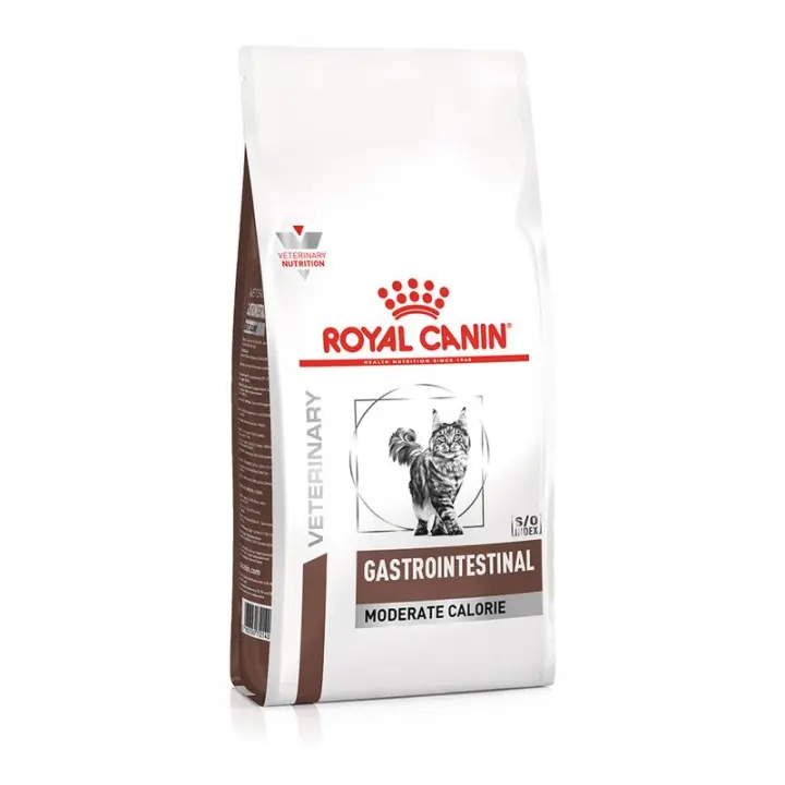 Pack de 3 Royal Canin Pienso Gastrointestinal Moderate Calorie para Gato 0,4kg - 1