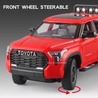 Coche De Modelismo Tundra Escala 1:24 Metal Con Puertas Abatibles Luz Y Sonido Vehículo Off-Road Para Niños Regalos Decoración - details 4