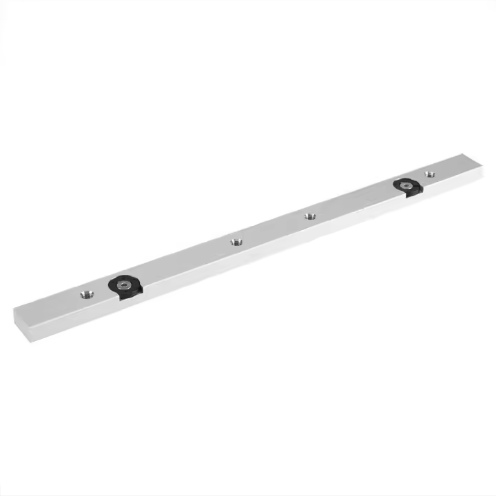 Barra de inglete de aleación de aluminio, riel de barra de inglete, deslizador de barra de calibre de inglete, calibre de sierra de mesa, herramienta de carpintería para carpintería (300 mm) - 1