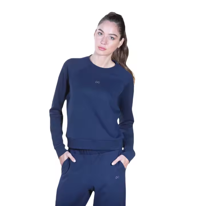 Sudadera Mujer Sin Capucha Fantasia Hoodie Modelo Ambitious Deporte Y Fitness Ditchil - 1