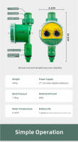 Temporizador De Riego Rain Seer Dual Dial Código Automático Para Jardín Y Jardineras Controlador De Riego Doméstico - details 2