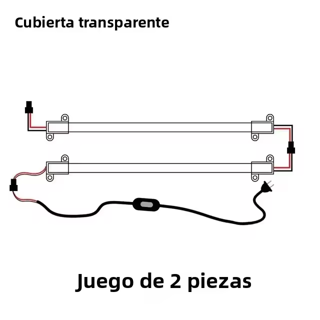 Lámpara LED De Tubo 50cm 72 LEDs Alta Brillo Para Barra Nocturna 2835 Ahorro De Energía Para Cocina Armario Decoración De Pared AC220V - 1