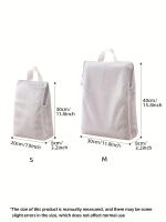 Bolsa De Ropa Con Malla De Panal Y Cierre Para Lavandería Organizador Multifuncional De Ropa Para Dormitorio Y Baño Con Montaje En La Pared Material De Poliéster - details 9