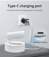 Luz De Pared Recargable Mini Magnética Con Iluminación Ajustable En Tres Colores Negro Blanco Para Dormitorio Baño Entrada LED Sin Cable - details 4