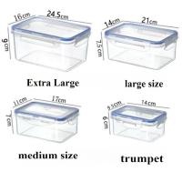 Juego De Contenedores De Alimentos Airtight Con Tapa Caja De Almuerzo Meal Prep Plásticos Resistente Al Lecho En El Mercado - details 0