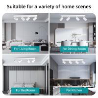 Lámpara De Punto LED GU10 Ajustable Para Techo Y Pared Iluminación Interior Para Sala De Estar Dormitorio Cocina Bombilla LED - details 14