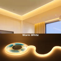 Tiras LED COB FLEXIBLES 12V 2M 3M 5M Alta Densidad Diodo Tape Luz 3000K 6000K Dimmable Lineal Decoración De Hogar - details 8