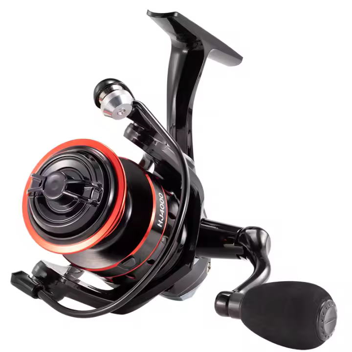 Carrete De Pesca HJ Spinning Todo Metal Anticorrosivo Para Agua Salada Carrete De Pesca Pre-Cargado Tipo De Rueda De Pesca - 1