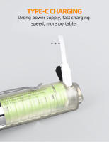 MiniLinterna De Cadena Multiusos Recargable Rápida Impermeable Con Luz Fluorescente Magnética Para Camping Y Defensa - details 6