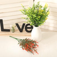 Ramo De Flores Artificiales De 34CM En Seda Alta Calidad Para Bodas Y Fiestas Decoración De Navidad Y Hogar Para Sala De Estar Y Dormitorio - details 2