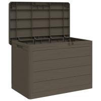 vidaXL Baúl para cojines polipropileno marrón 77,5x44,5x53 cm - details 5