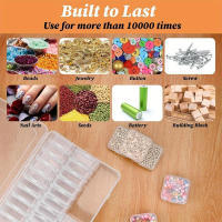 Caja De Almacenamiento Para Pintura Diamante DIY Bordado Joyería Artículos De Uñas Mosaico De Strass Multifuncional - details 3