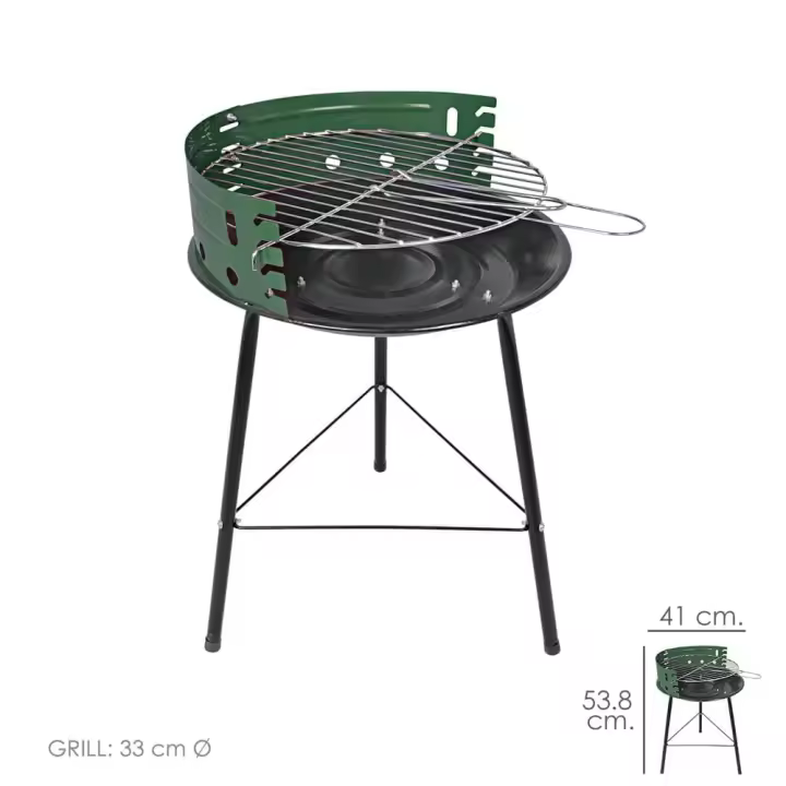 Barbacoa Saturnia Cocinero Redonda 41x39.5x53.8 (Alt.) cm. - 1