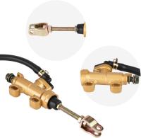 Cilindro Maestro de freno trasero, cilindro hidráulico Bomba de cilindro de reconstrucción trasera Bomba de cilindro maestro de freno hidráulico universal con tanque para motocicleta todoterreno - details 3