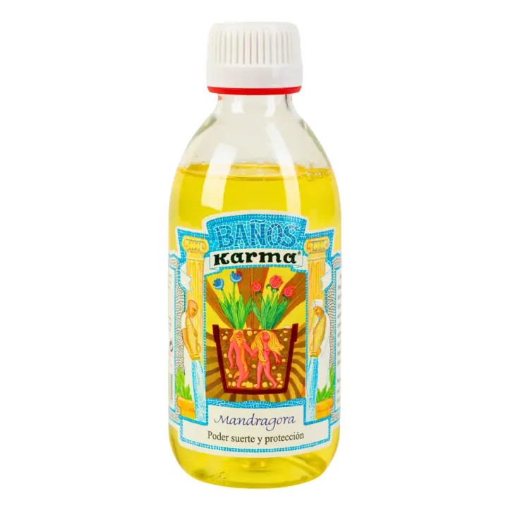 BAÑO DE MANDRÁGORA: PODER, SUERTE Y PROTECCIÓN (3 USOS, 250ML). - 1