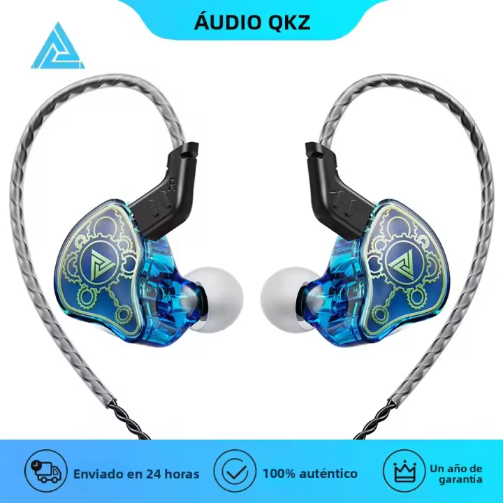 QKZ Hi7T Auriculares Inalámbricos Con Cable De 3.5mm Estéreo HD Micrófono Cancelación De Ruido HIFI Auriculares Intraauriculares Dinámicos Para Música Escenario Juego - 1