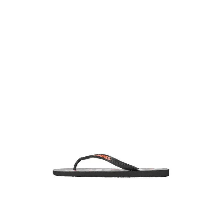 Chancla JACK & JONES JFWLOGO PALM PRINT FLIP FLOP 12230642 NEGRO Negro - 1