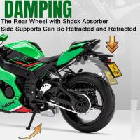 Modelo De Motocicleta Ninja ZX-10R a Escala 1:12 En Metal Con Sonido Luz Y Absorción De Choque Vehículo De Racing Para Niños - details 7