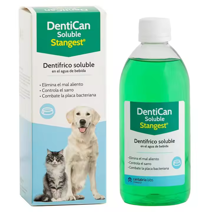 DentiCan soluble 500 ml enjuage bucal para perros y gatos STANGEST - 1