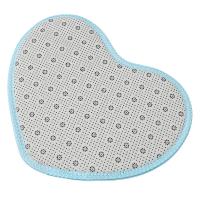 Alfombra De Piso En Forma De Corazón De Microfibra Suave Antideslizante 30x40cm Para Baño Dormitorio Sala De Estar Alfombras Decorativas Modernas - details 3