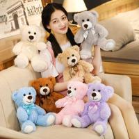 Oso De Peluche Teddy Color Marrón Suave Juguete Para Bebé Decoración De Habitación Regalo Para Showers De Bebés Tipo De Peluche - details 0