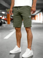 Shorts De Verano Para Hombre 2025 Estilo Safari Sólido Transpirable Con Multiple Bolsillos Moda Casual Fitness Y Jogging - details 20