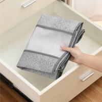 Nueva Bolsa De Almacenamiento Gris Grande Portátil Con Cierre De Doble Cara Y Ventana Transparente Para Organizar El Sótano Del Cama - details 7