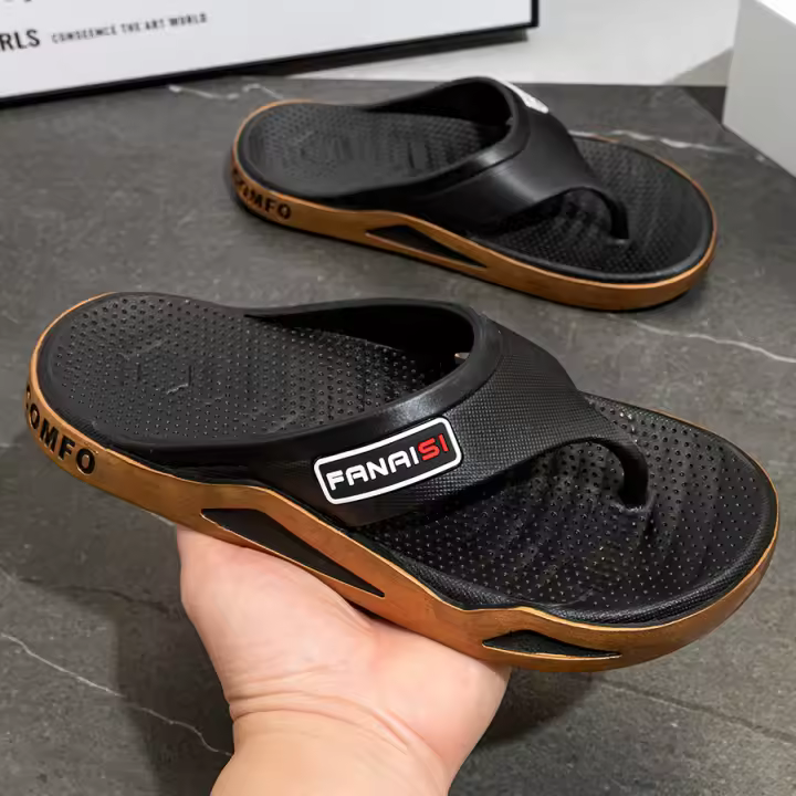 Sandalias De Verano Para Hombre Antideslizantes Y Antiolor Con Suela Suave Cómodas Para Interior Y Exterior Parejas - 1