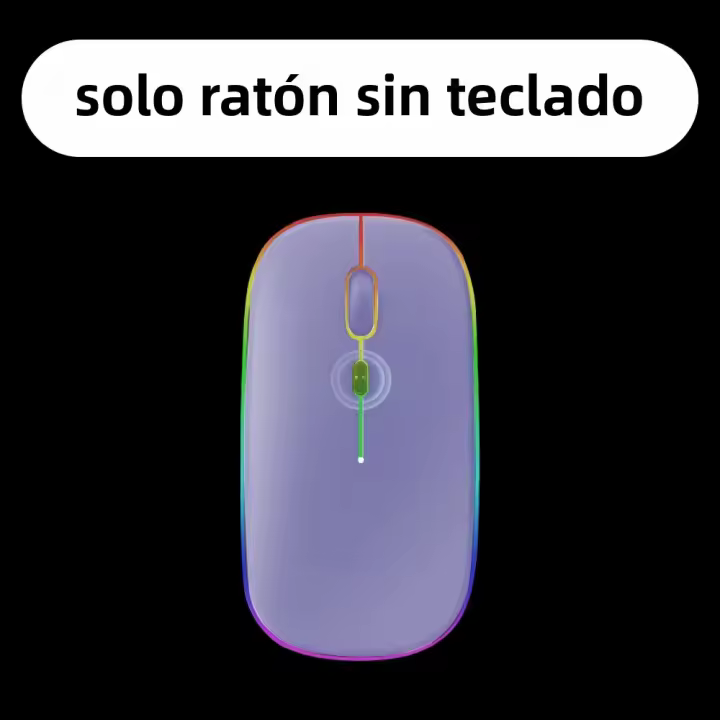 Teclado Inalámbrico Con Iluminación Para iOS Android Windows Y Mac Compatible Con iPad MatePad Laptop 10 Pulgadas Recargable - 1