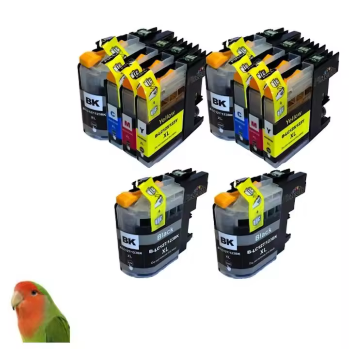BROTHER LC123/LC121 DCP-J4110 MFC-J4510 MFC-J650 PACK 10 TINTAS compatibles - 1