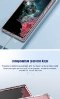 Funda De Teléfono Magnética Transparente De Lujo Para Samsung Galaxy S24 Ultra S23 FE S22 plus Compatible Con Magsafe Carga Inalámbrica Resistente a Golpes Y Choques - details 9