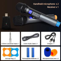 Micrófono Inalámbrico Depusheng W4 Con Eco Treble Bajo Y Bluetooth 98 FT Rango UHF Sistema De Micrófono Portátil Dinámico Para Escenario - details 11