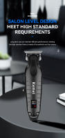 Cortadora De Pelo Kemei KM-2293 Profesional Recargable Peluquero Eléctrico Para Hombres Trimmer De Pelo Sin Cable Corte Rápido Y Seco - details 2