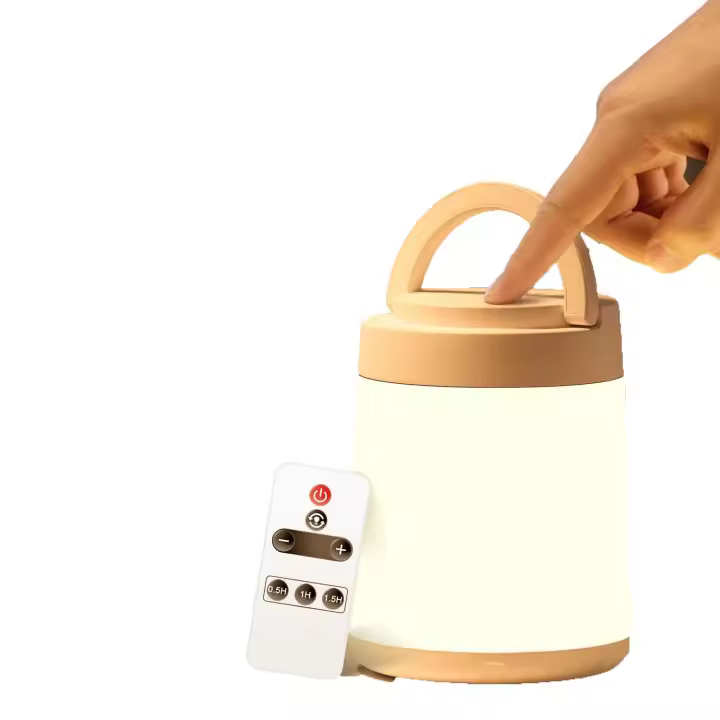 Lámpara de noche Luz de noche LED, luz de noche multicolor para bebés Luz de noche para niños, luz LED recargable con control remoto con temporizador, lámpara de noche para dormitorio ajustable, regalo de lámpara de noche táctil - 1