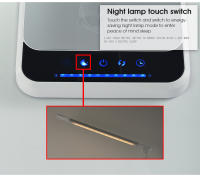 Lámpara De Escritorio LED LAOPAO Con 72 Lámparas Bajo La Cubierta 3 Colores Carga Inalámbrica Toque Protección Ocular Con Timer - details 15
