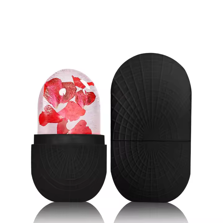 Rodillo De Hielo Para Cara Y Ojos Silicone Herramienta De Cuidado Facial Reutilizable Y Sellada Para Refrescar Y Fortalecer La Piel - 1