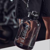 Botella De Agua Para Senderismo Y Fitness De Gran Capacidad Calibración Precisa Material Plástico De Grado Alimenticio Bebida Científica - details 5