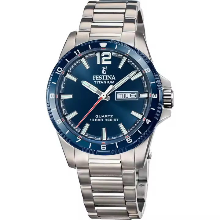 Reloj de Hombre Titanium con Esfera Azul FESTINA - Modelo F20698/2 - 1