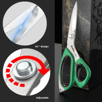 Tijeras Multifuncionales LAOA De Acero Inoxidable Profesionales Para Cocina Y Costura Herramienta De Corte De Alimentos Y Telas - details 0