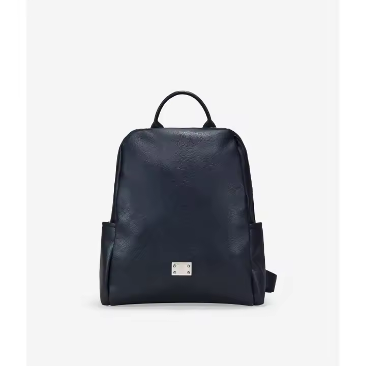 Bosanova Mochila deportiva para mujer con bolsillo trasero, dos laterales y logo metálico. Asas de colgar y asa de mano. Cierre con cremallera. - 1
