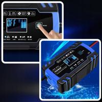 Cargador de batería de coche inteligente de 12 V/24 V, 12 V, 8 A, 24 V, 4 A, para reparación de pulsos de plomo-ácido - details 3