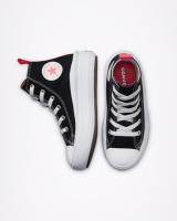 CONVERSE 271716C CTAS MOVE HI BLACK/PINK SALT/WHITE CHUCK TAYLOR ALL STAR MOVE - details 1