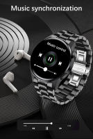 Reloj Inteligente LIGE HD Pantalla De Acero Inoxidable Bluetooth Llamada Resistente Al Agua Deportivo Fitness Para Hombres Compatible Con Huawei - details 6