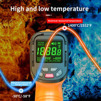 Termómetro Infrarrojo Profesional DT1000 DT1600 Con 13 Puntos De Láser No Contacto Pantalla Digital Alarma De Temperatura Alta Uso Industrial - details 6