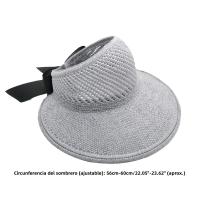Sombrero De Paja Plegable Ancho Para Mujer Sombrilla De Playa Verano Protección Solar Con Lazo Sombrero De Sol Para Mujer - details 6