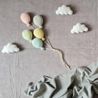 Accesorios Para Fotografía De Bebés Recién Nacidos Nubes De Globo Hechos a Mano Decoración De Fotografía De Estudio Accesorio De Fotografía Para Bebés De 0 a 6 Meses Unisex - details 3