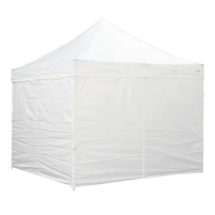 DESTELLO S.L. Carpa Plegable 3x3 Hierro Blanco con Paredes - Fácil de Transportar - 1
